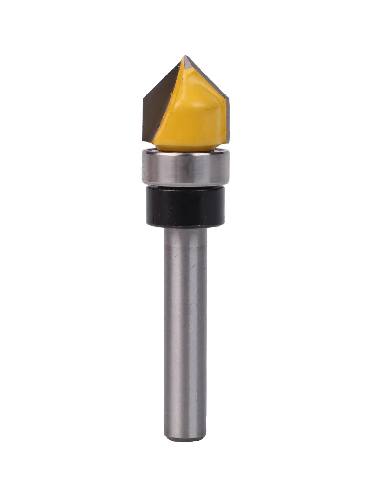 Carbide Wood Trimmer Trimmer Accessory 1 4 6.35mm Shank Router Bits Power Tool Attachment For DIY Wood Projects