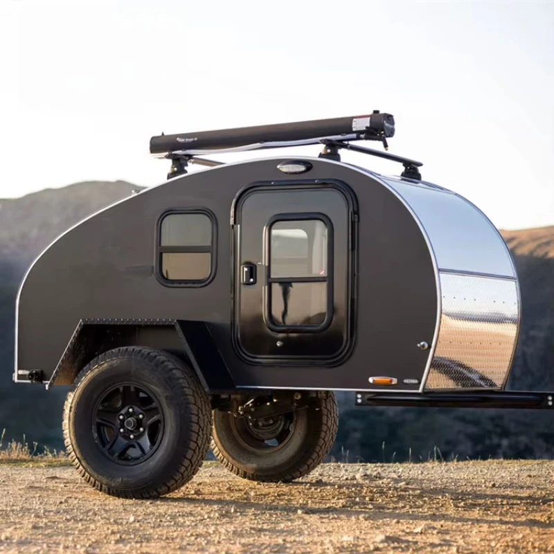 Small Camper RV Australian Standard Travel Trailer Mini Off-Road Teardrop Camper