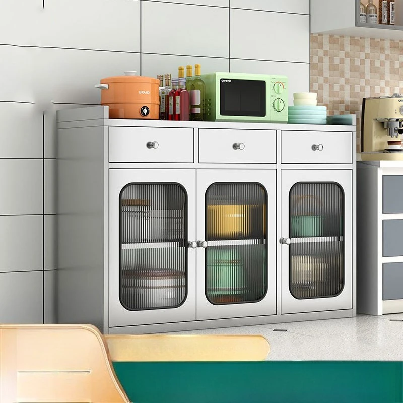 Side cabinets, cupboards, kitchen cabinets, pots and utensils, storage cabinets