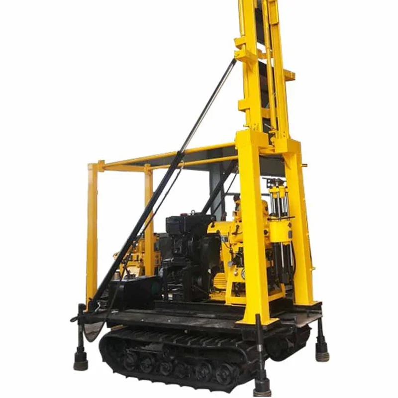 Crawler Core Rig bor inti Rig putar, untuk eksplorasi putaran kepala perakitan Rig bor meja putar Rig pengeboran