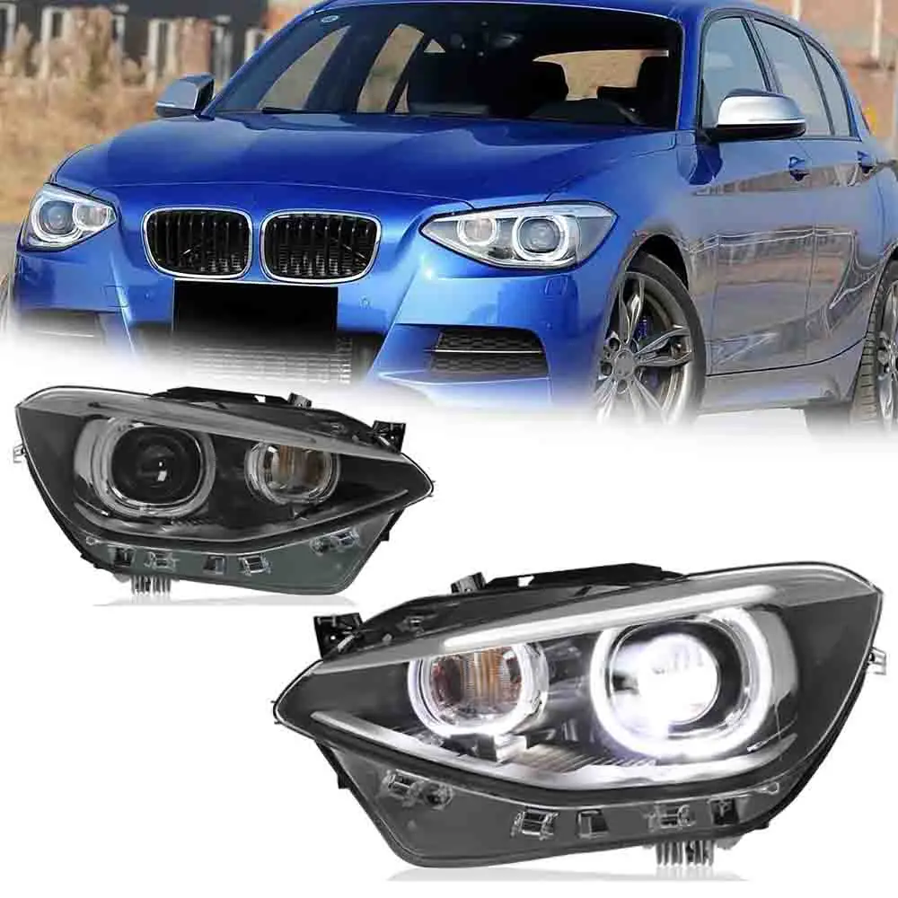 

LED HeadLights for BMW 1 series F20 12-14 new style led DRL Car head lamp Assembly Signal Auto Accessories Modified Lamp