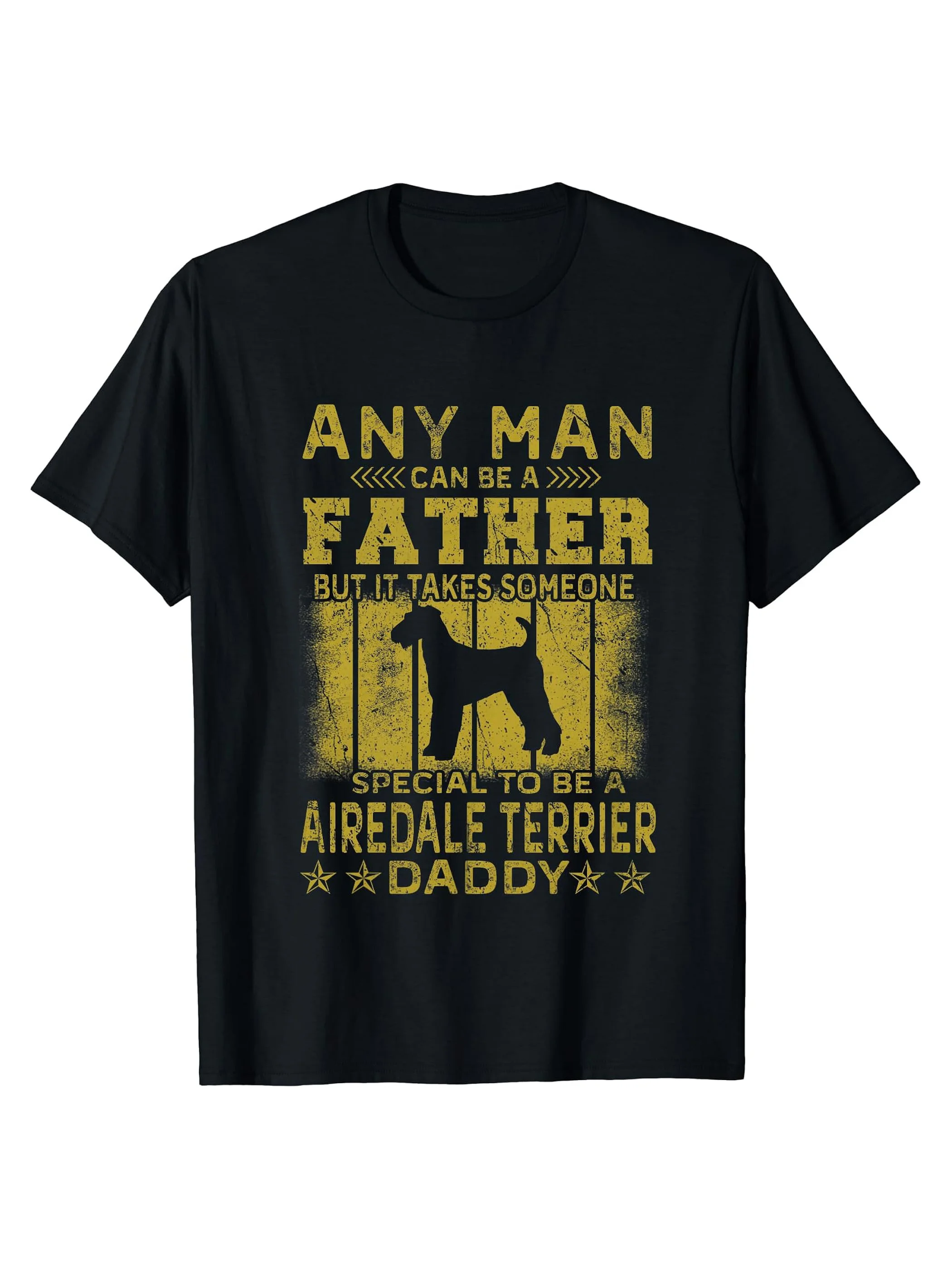 Pre-shrunk soft and fun dad T-shirt, featuring the Algo dog pattern