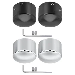 2pcs Motorcycle Front Axle Nut Bolt Cover Guard Cap for Harley Touring Dyna Street Glide Iron 883 Sportster 1200