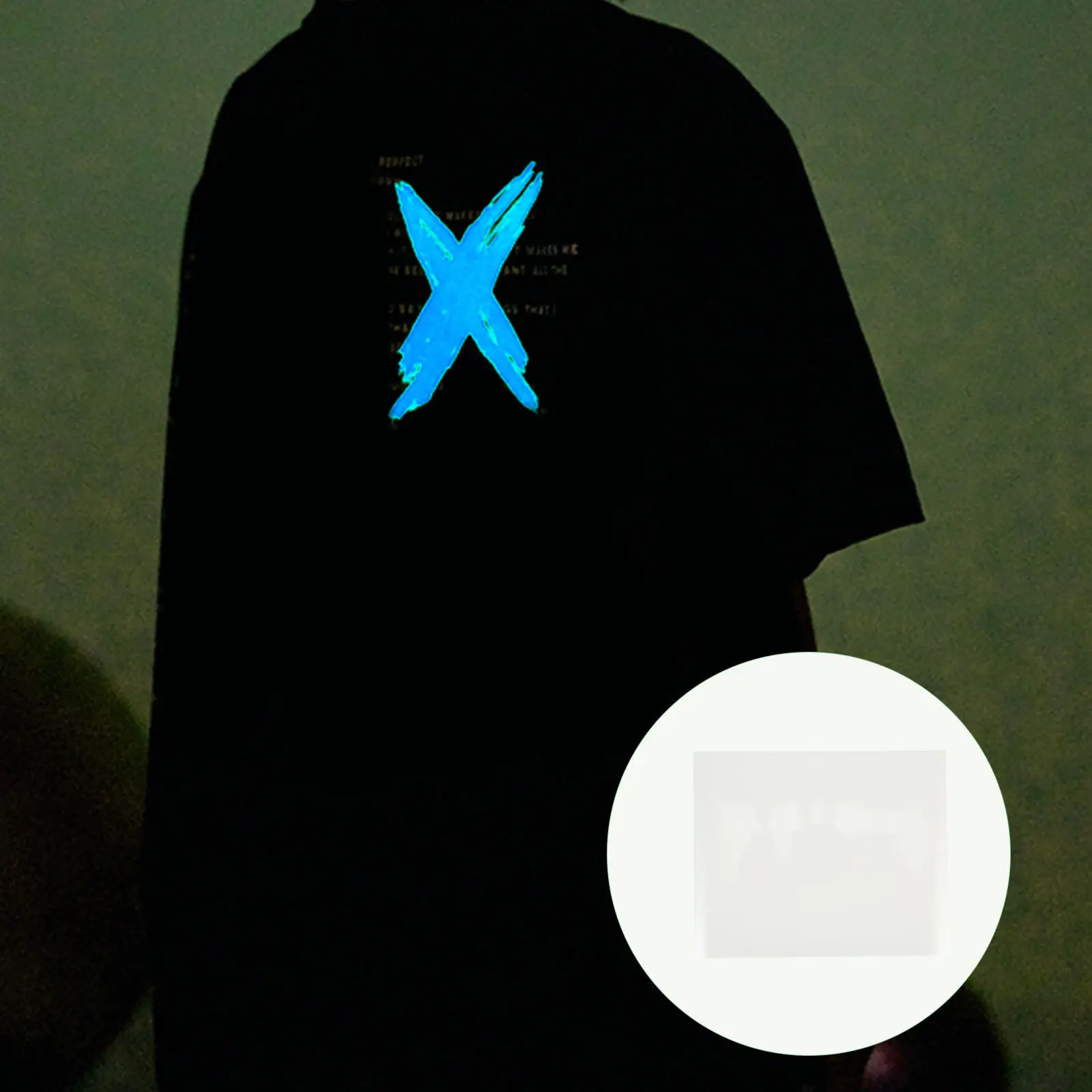 Glow in the Dark Heat Transfer Vinyl Film for T Shirts DIY Garment Decoration Craft Supplies