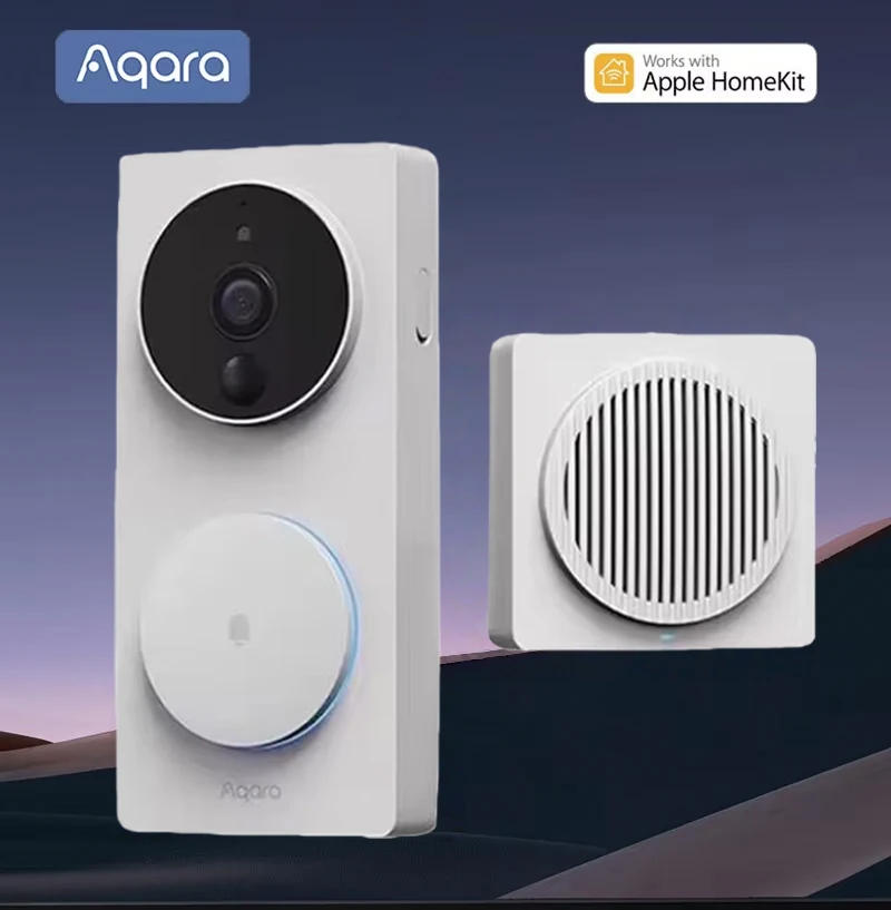 

Aqara G4 Video Doorbell 1080P HD Pixels Visual Door Bell Electronic Cat Eye Smart Home App Remote Control For Apple Homekit