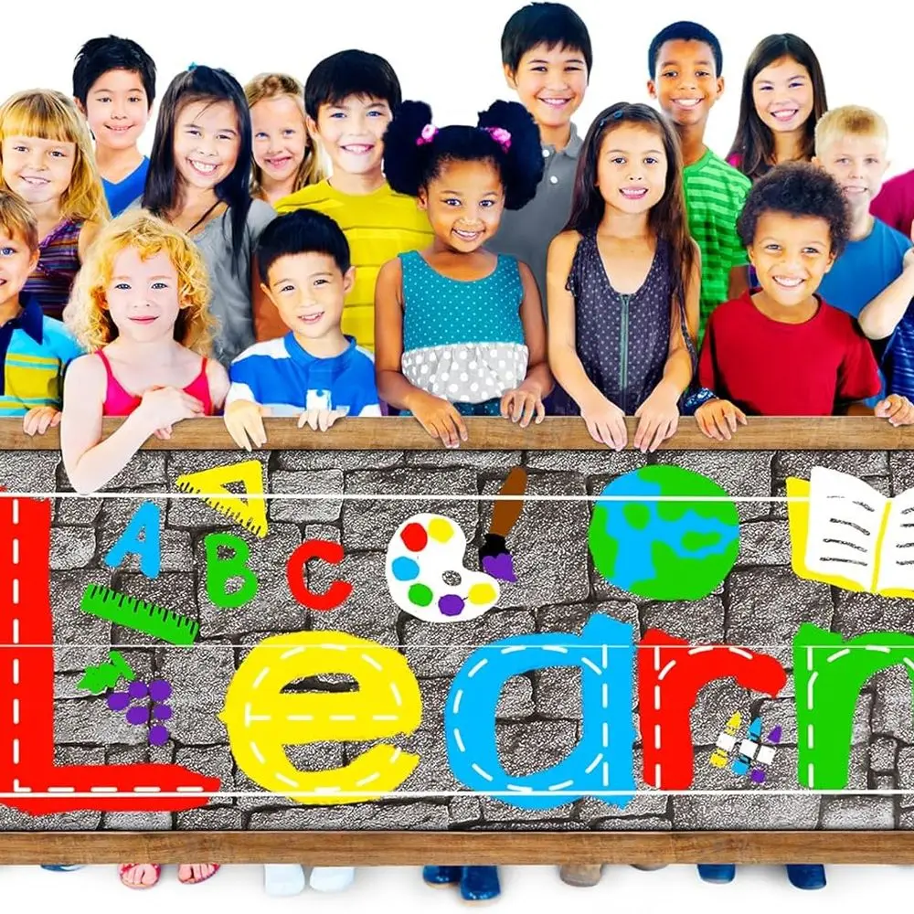 ورق لوحة إعلانات من الطوب الرمادي المقاوم للبهتان مقاس 24 × 100 قدم لتزيين الفصول الدراسية بواسطة الموارد المكونة #6