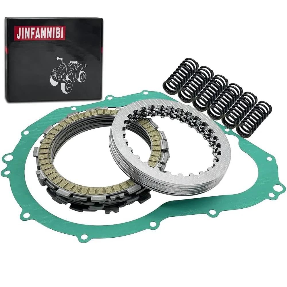 For Suzuki GSXR600 2006 2007 Clutch Plates Kit Heavy Duty Springs & Cover Gasket