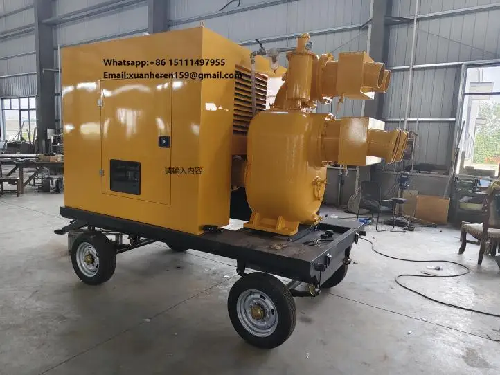 New Heavysty Flood Control & Firefighting Portable Water Pump Generator with Room Trailer 2000kg GVW 3000mm Dimensions