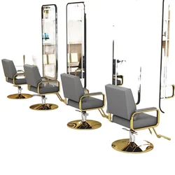 HK9 hairdressing chair Internet celebrity barber shop perm and dye hair salon special fashion lifting stainless steel hair cutti