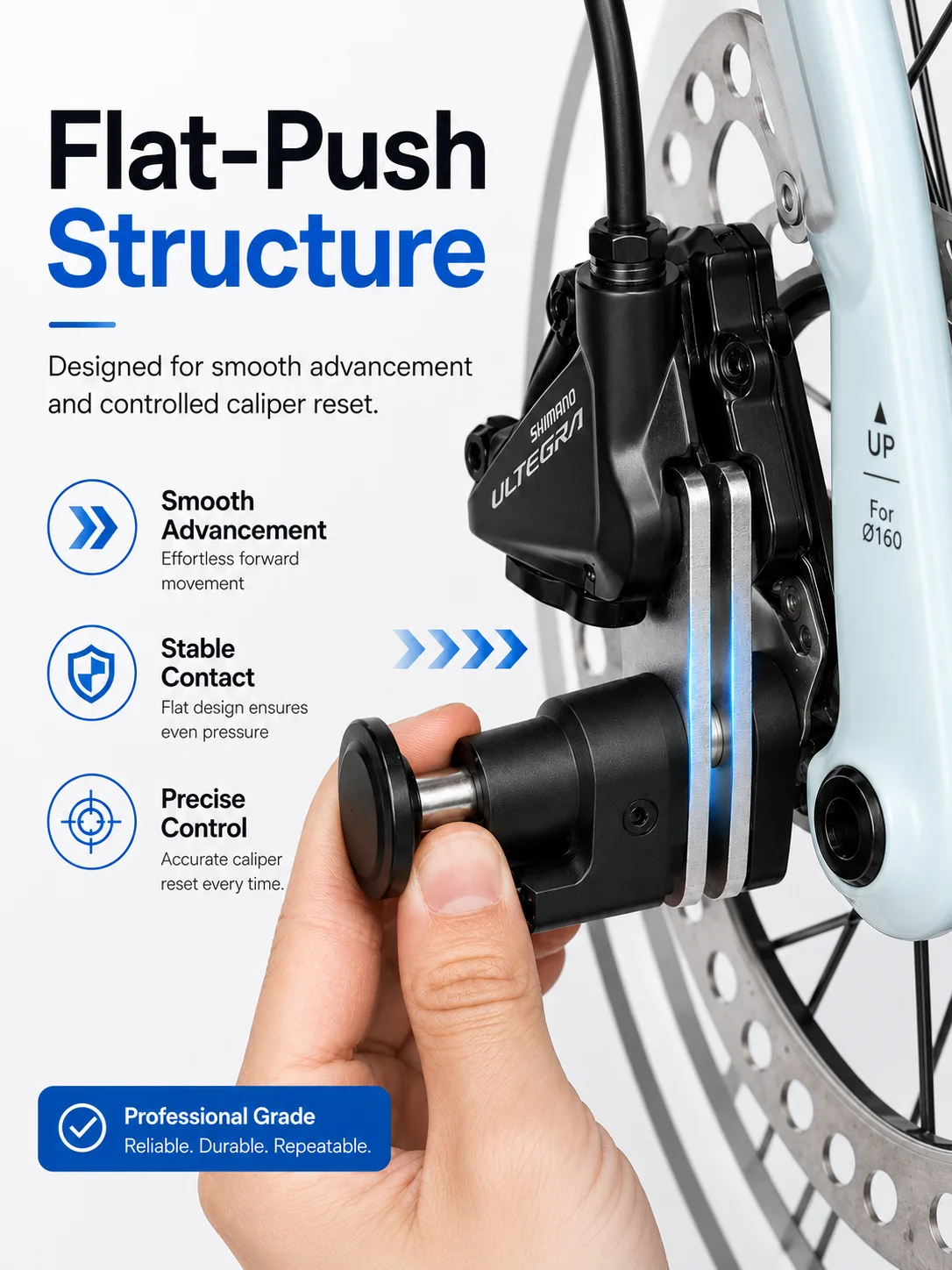AliExpress NONE Upgraded High Strength Steel Bicycle Brake Pad Spreader Tool Bike Oil Disc Piston Reset Hydraulic Brake Caliper Piston Extension
