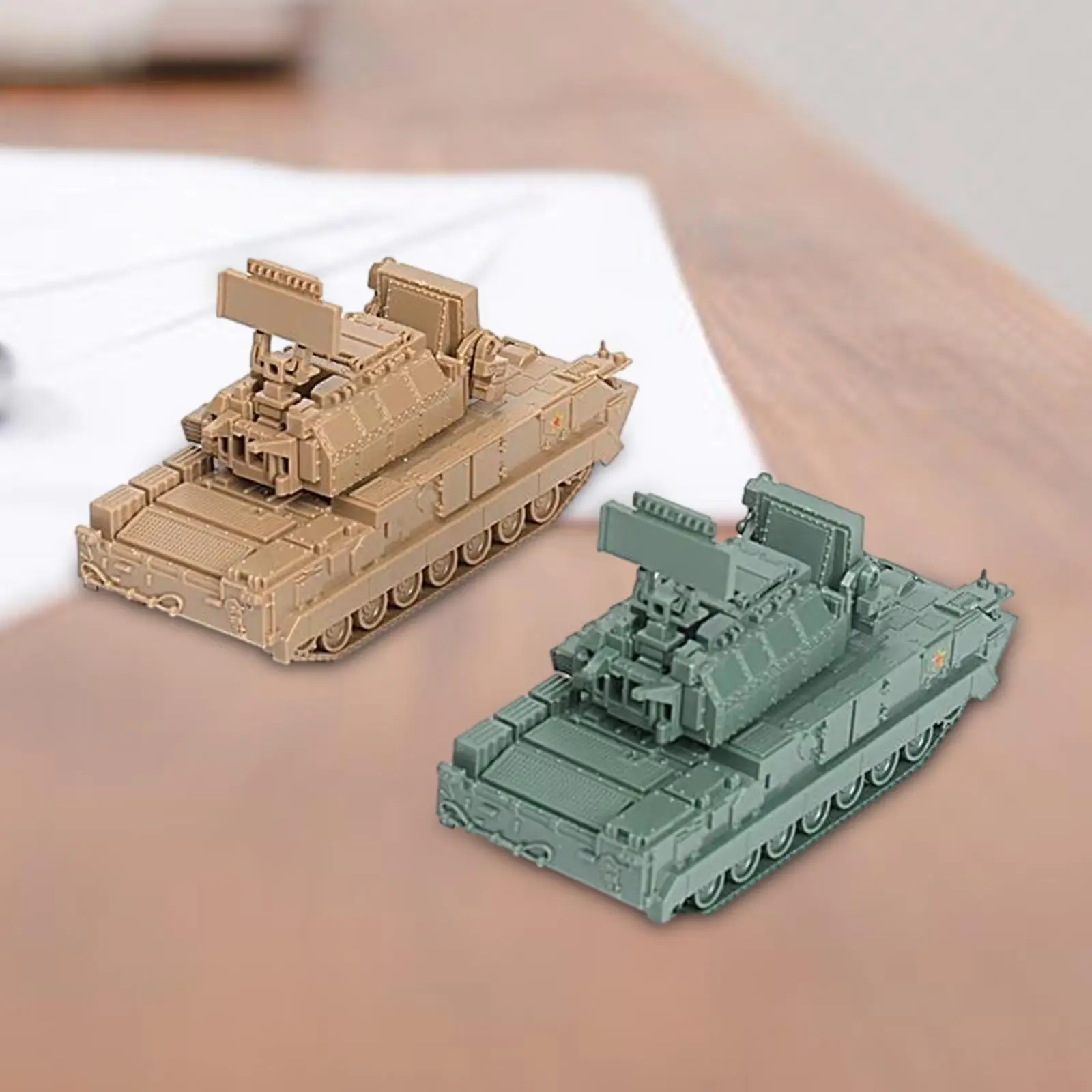 1:72 Schaal Voertuig Model Kits Puzzelspel Voor Volwassenen Tonen Micro Landschap