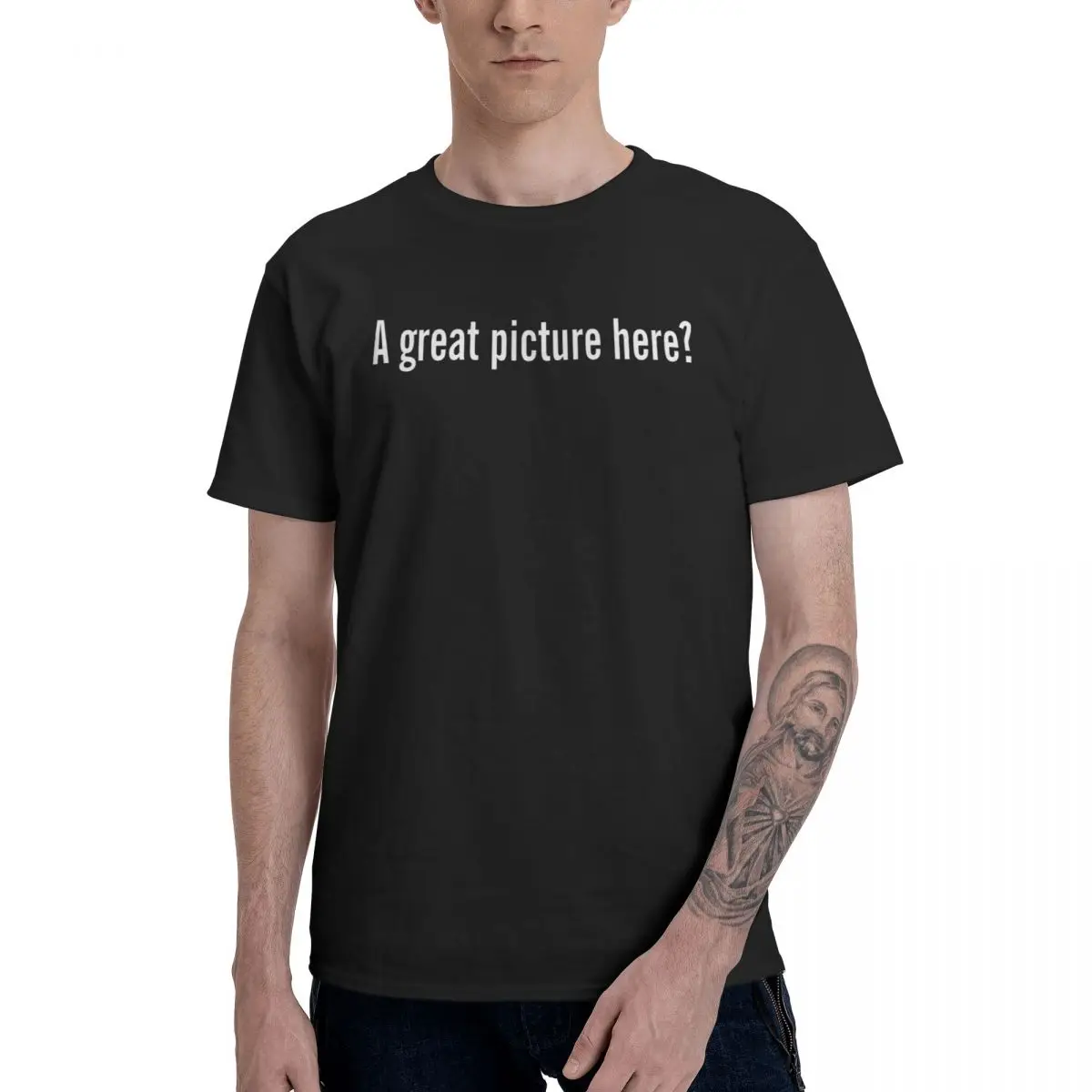 

Fashion Large Size T-Shirts Pure Cotton Round Neck Men T Shirts Short Sleeve Oversized Classic Tee Hoodie Four Seasons EU Size