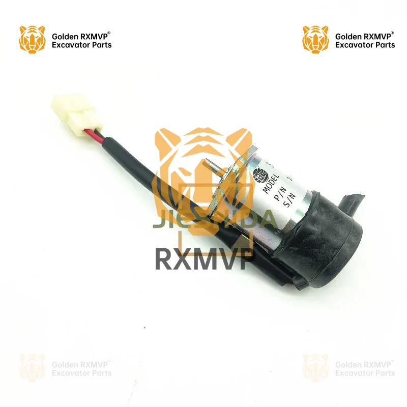 For Kubota KX15 KX20 K30 35 flameout solenoid valve 16271-60010 flameout switch shutdown oil cut-off valve excavator accessories