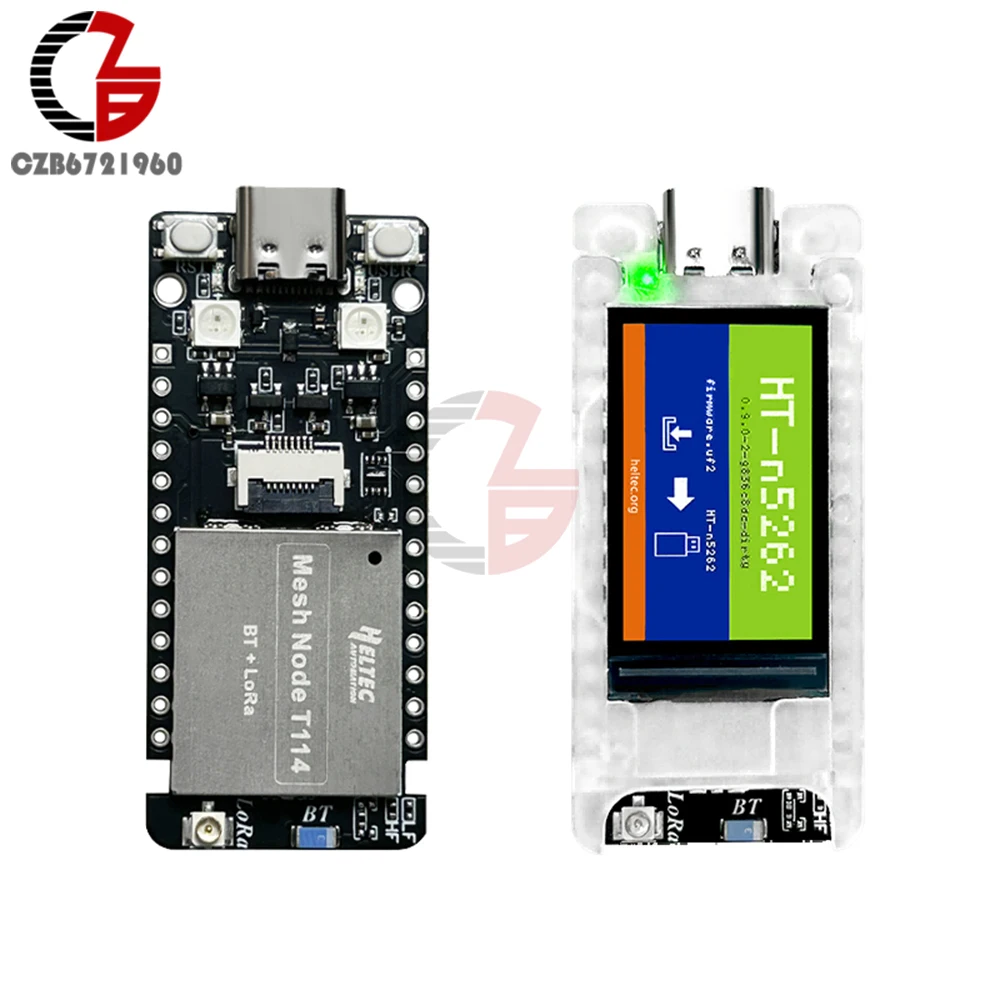 

Node T114 Meshtastic Asset Tracker TFT Display nRF52840 SX1262 LoRaWAN LoRa development board Wi-Fi Bluetooth GPS Tracker