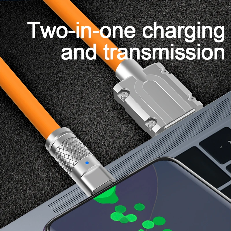 120W Super Fast Charging Cable USB Type C Liquid Silicone Cable Quick Charge USB Cable For Xiaomi Huawei Samsung USB C Cable