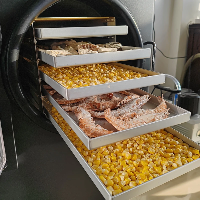 Home Competitive Price Food Fruit Vegetable High Efficiency Drying Sublimation Vacuum Freeze Dryer Energy Saving