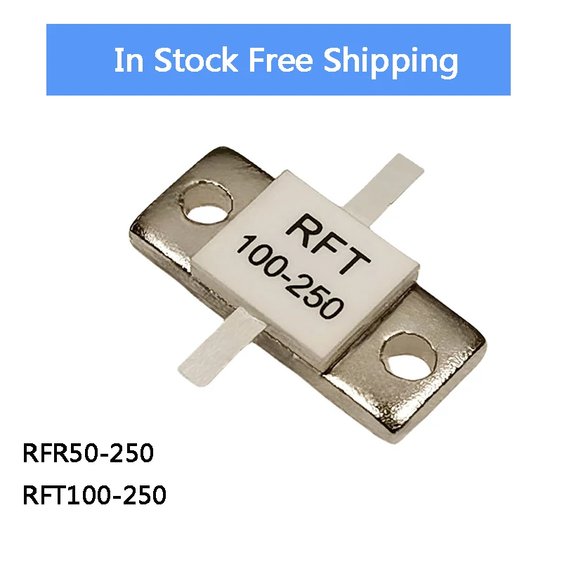 1Piece RFR50 RFR50-250 RFT100-250 100-250 - flange type double lead high power Microwave RF resistance RF TERMINATION FREQUENCY
