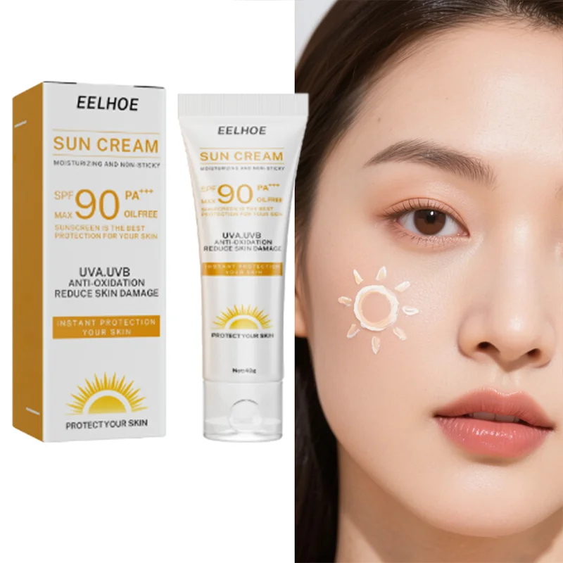 

Moisturizer UV Sunscreen Spf 90 Whitening Sun Cream for Face Body Oil-control Bleaching Face Sunblock Skin Protective Cream