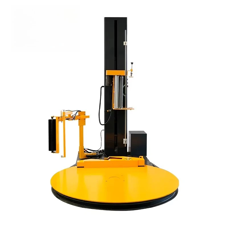 Fully Automatic Pallet Pre stretch Wrapping Machine with Remote Control for Warehouse Packing Custom