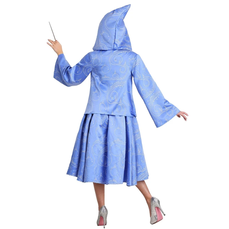 Women Cinderella Fairy Godmother Costume Adult Halloween Cosplay Costumes for Women