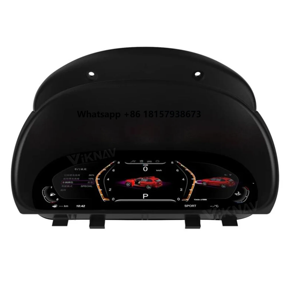 

Car Digital Cluster for X1 E84 2009-2015 Instrument Speedometer Vertical Gauge Dashboard Panel Tire Pressure Fule Mileage