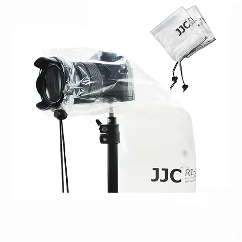 JJC 2 uds impermeable para cámara cubierta de lluvia para Canon Nikon Sony Fuji DSLR accesorios para cámaras SLR protección protectora impermeable