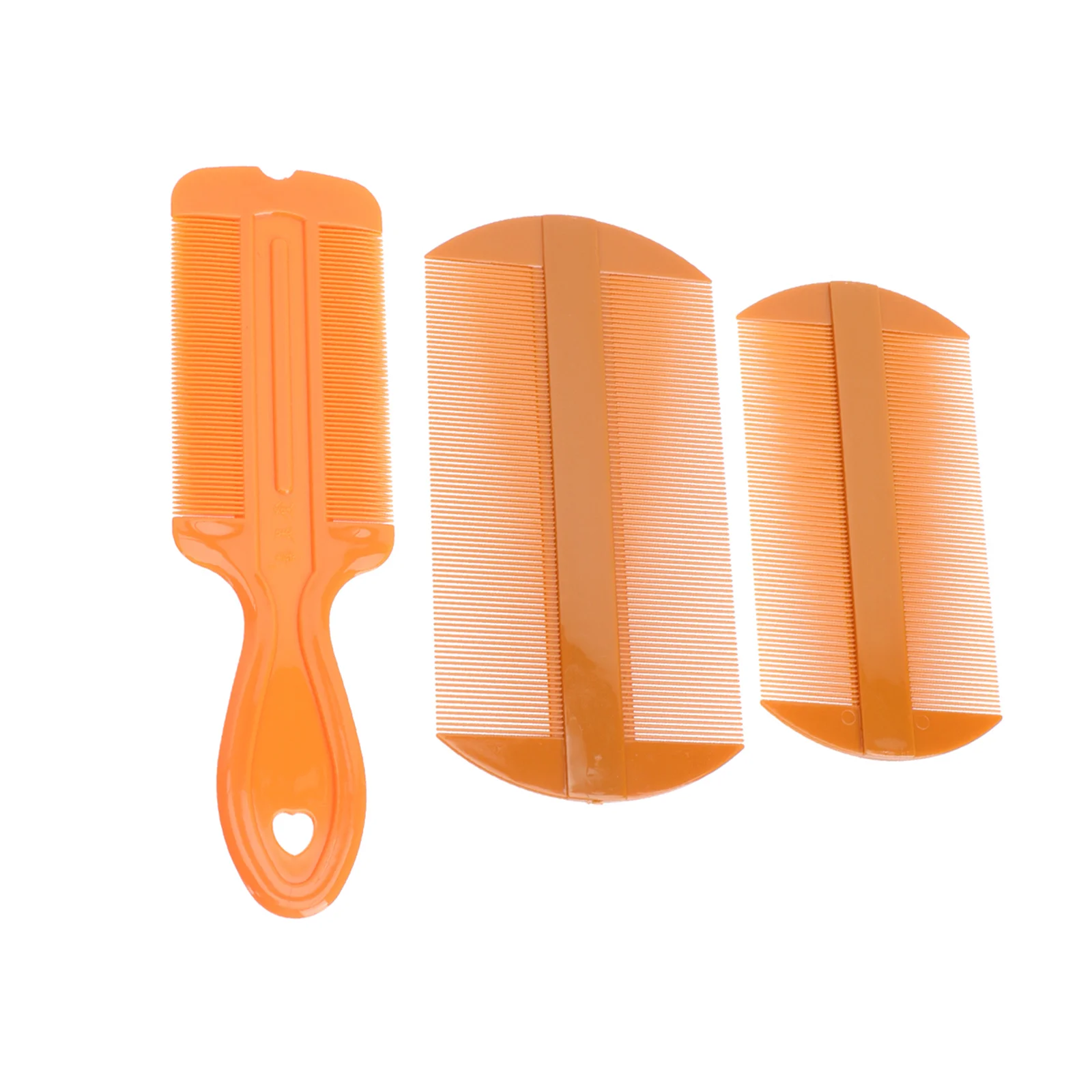 

3 Pcs Comb Dandruff Scalp Massager Hair Double-sided Tooth Combs for Kids Anti-static Cats Dogs