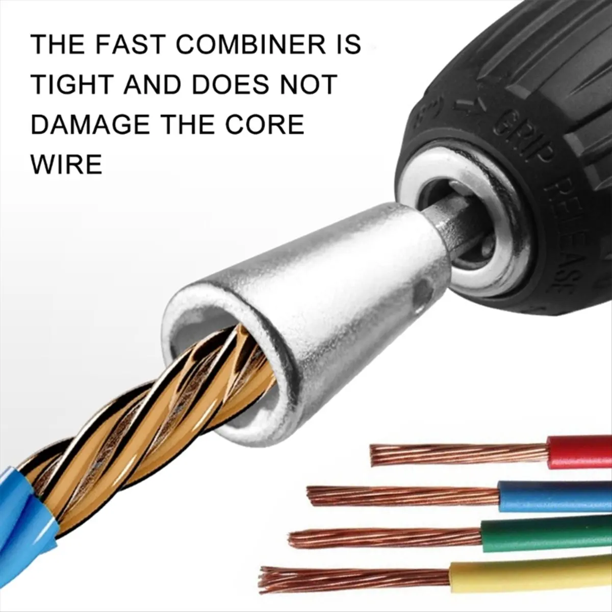 Super Sale Wire for Drill Wire Twisters Wire Stripping and Twisting Tool Adjustable Cable Electrician Tool Wire