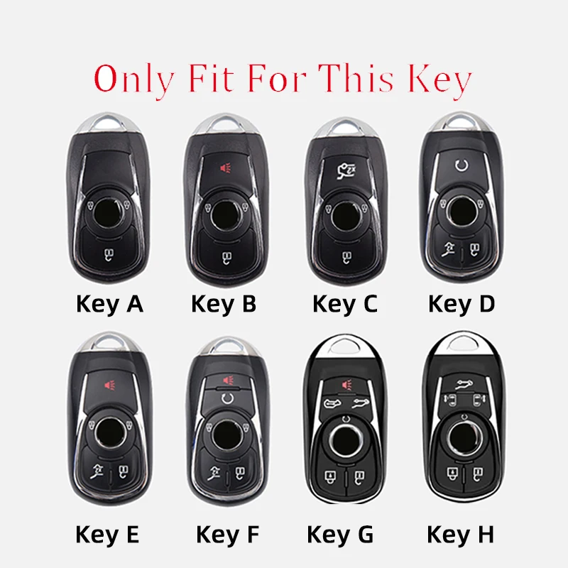 Zinc Alloy +TPU Car Key Case Cover For Buick Envision Vervno GS 20T 28T Encore NEW LACROSSE Opel Astra k Accessories