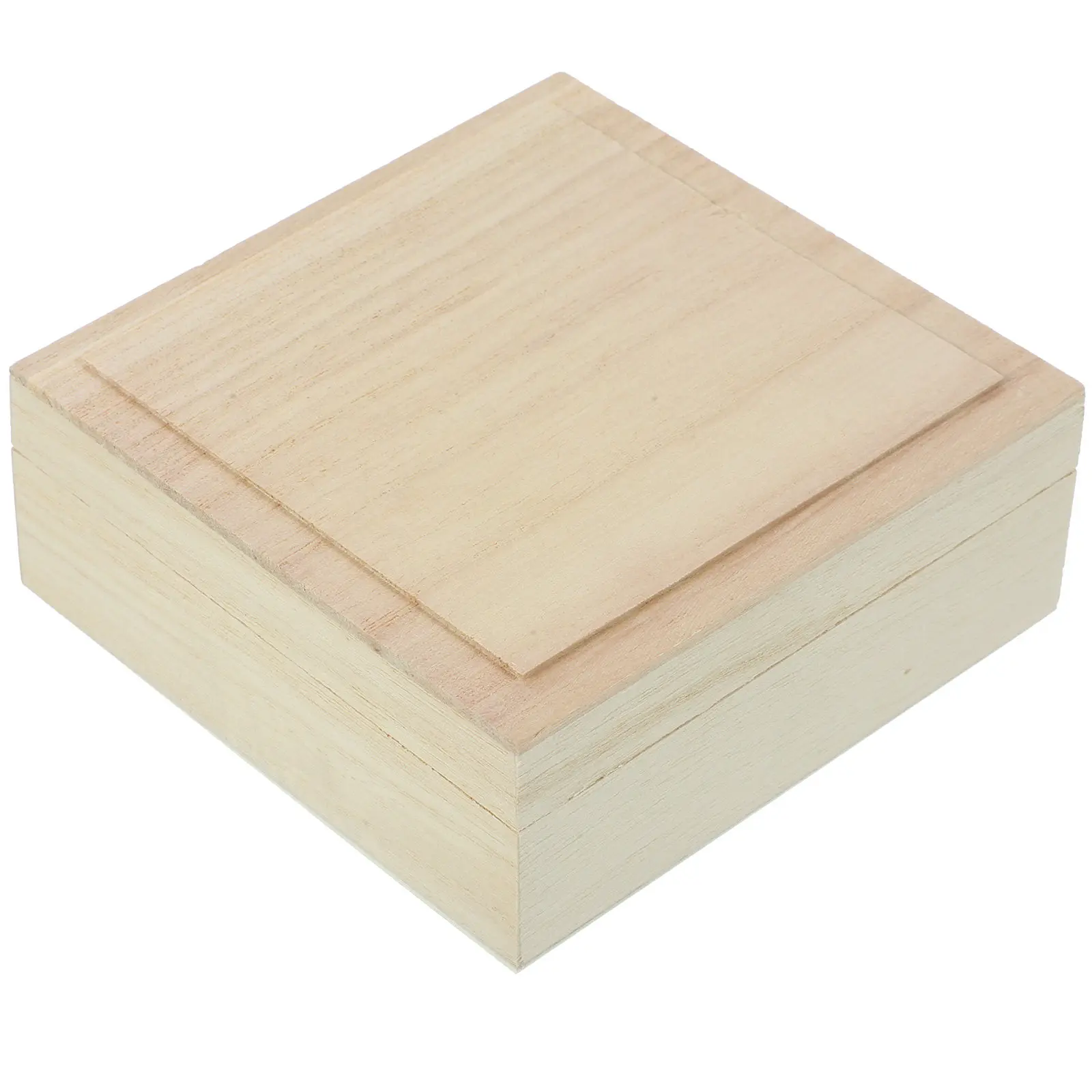 

Jewelry Organizer Box Natural Wood Large Capacity 11x11x45cm Portable Vintage Style Necklace Earring Jewelry Gift Box