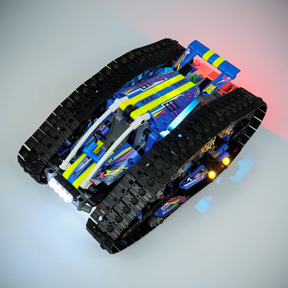 LED Light Kit For 42140 App-Controlled Transformation Vehicle Building Blocks Car Toys Set Only Lighting No Model