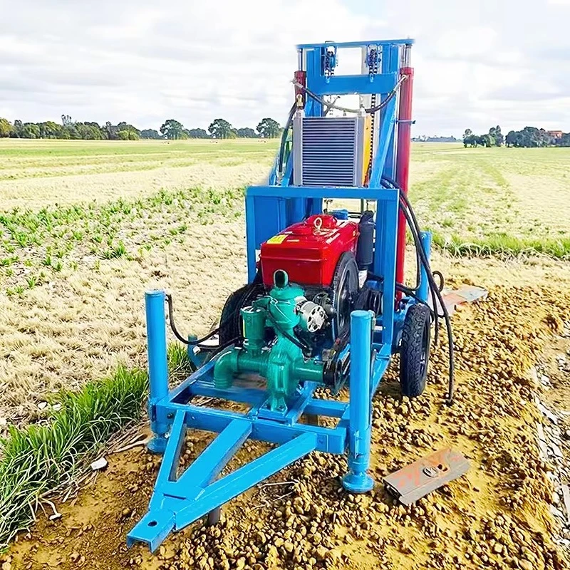 

Cost-Effective 100m Portable Well Drilling Rig Water Well Drilling Equipment for Farmland Water Supply