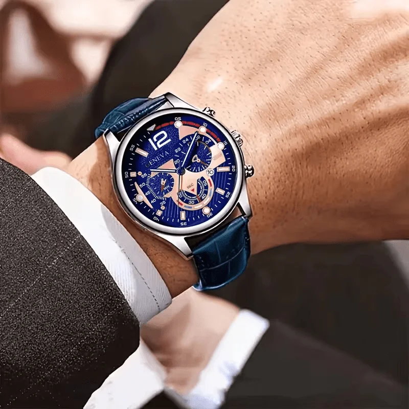 1Pcs Men's Fashion Watches, Daily Wear For Valentine's Day, Easter, Ramadan, Birthdays, The Ideal Gift For Friends And Family