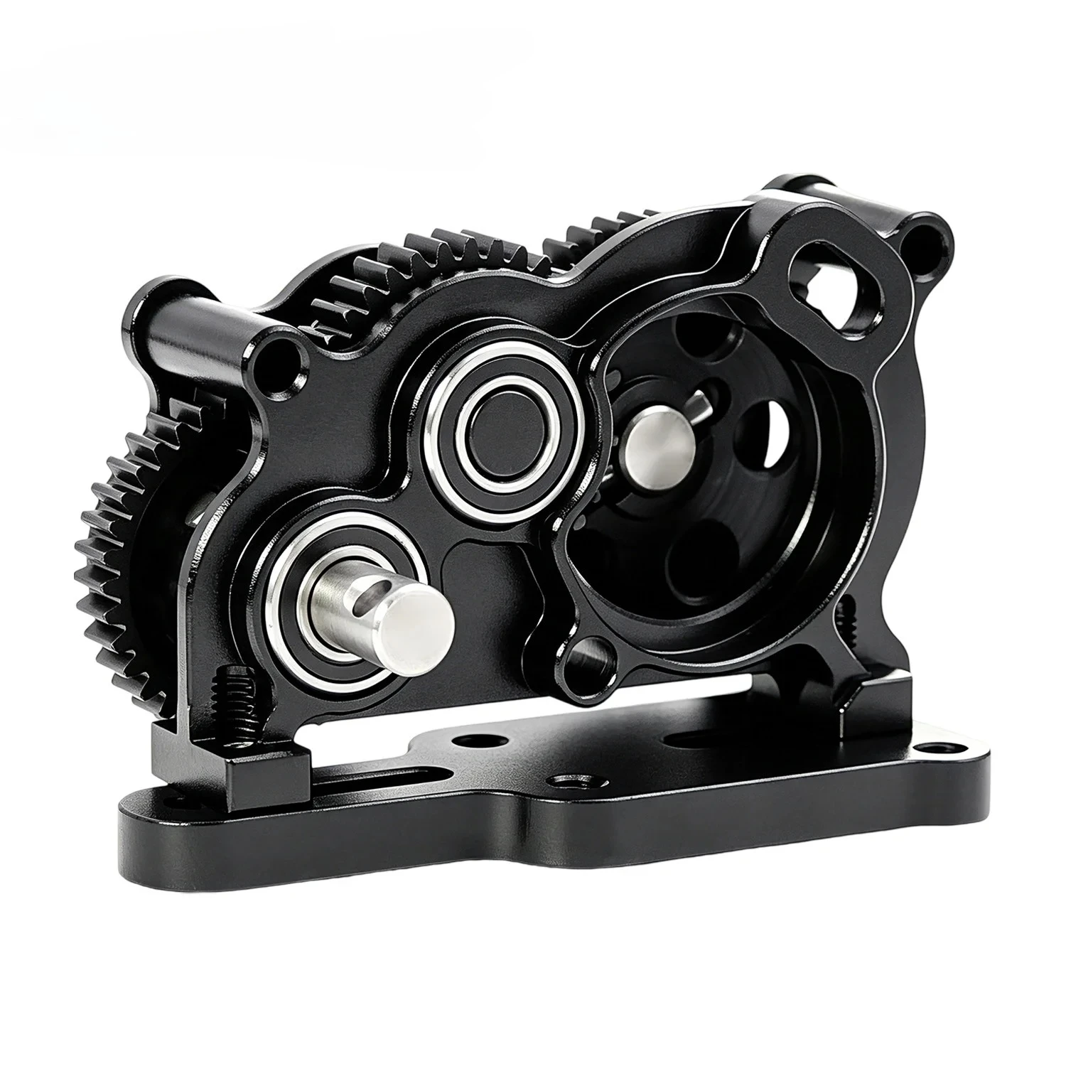 OD-4 Transmission LCG Aluminum Gearbox With Slipper Pad For 1/10 Cheater Rigs Capra Stock Axle DIY Upgrade Parts