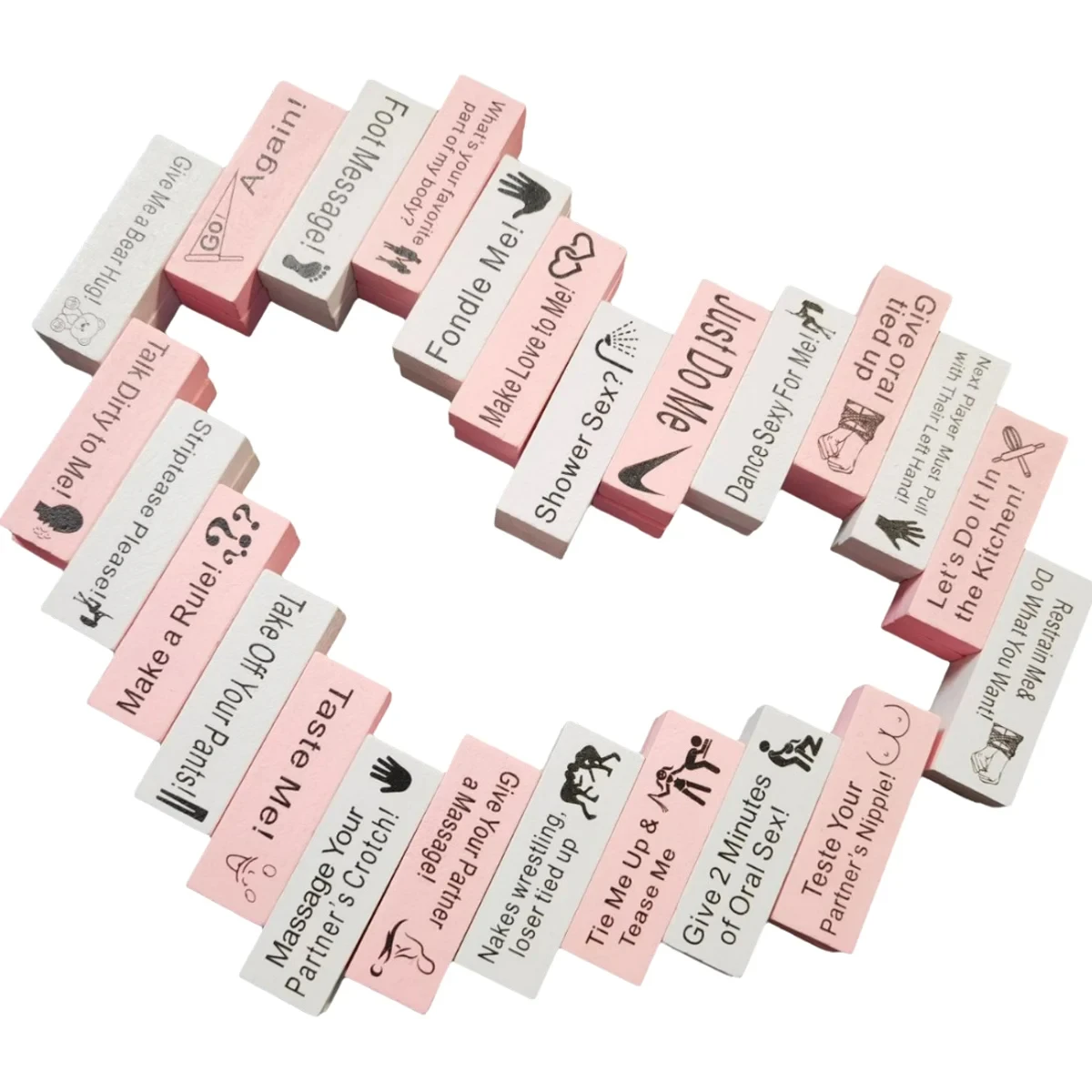 48 قطعة لعبة الالعاب العملاقة الجنسية للبالغين الجنس لعب خشبية كتلة برج لعبة الأزواج عيد الحب برج تراجع التراص ألعاب SM المنتج