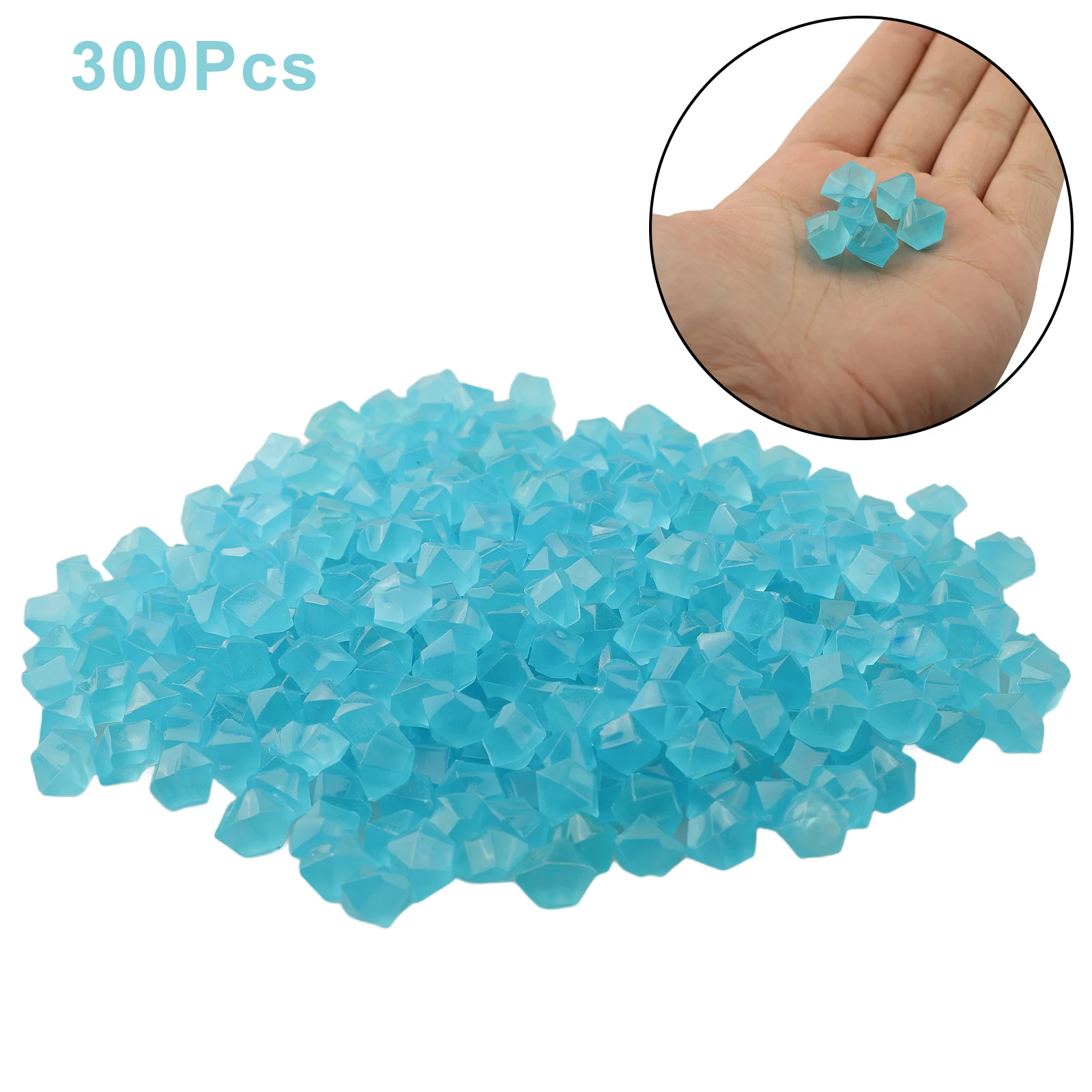 300Pcs Glow In The Dark Garden Pebbles For Sidewalk Garden Terrace Lawn Garden Patio Fish Tank Aquarium Decoration Glow Stone