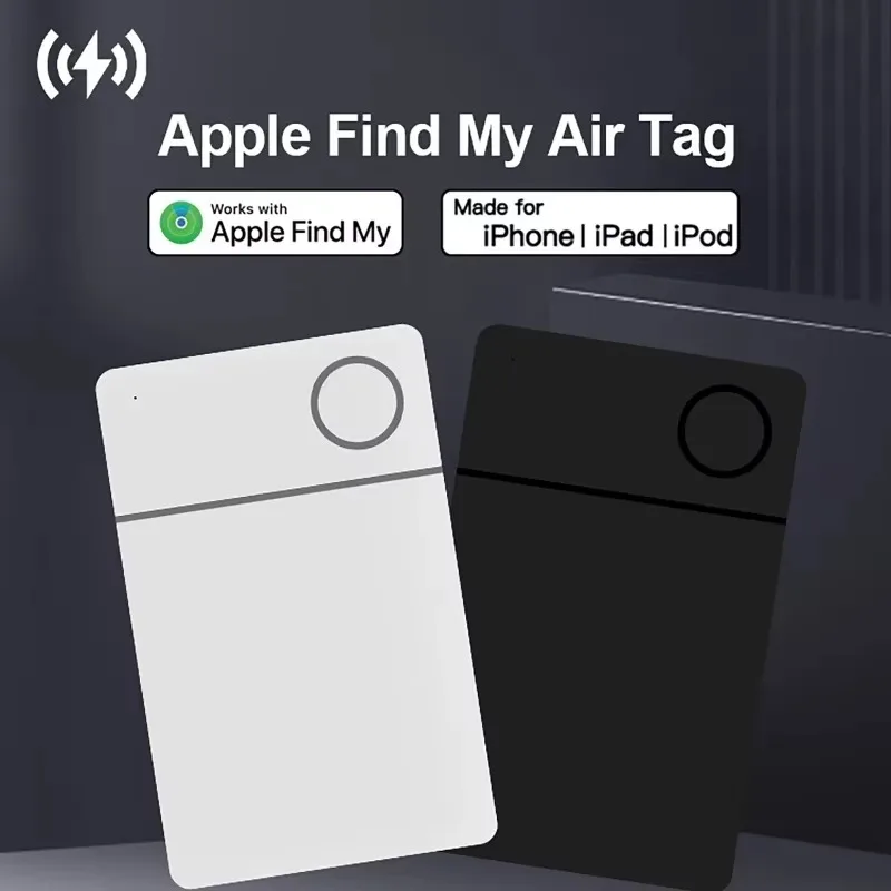 Smart Bluetooth GPS Card Tracker Based on IOS Find My APP Anti Lost Item Locator for iPhone Luggage Bag Key Finder Tag