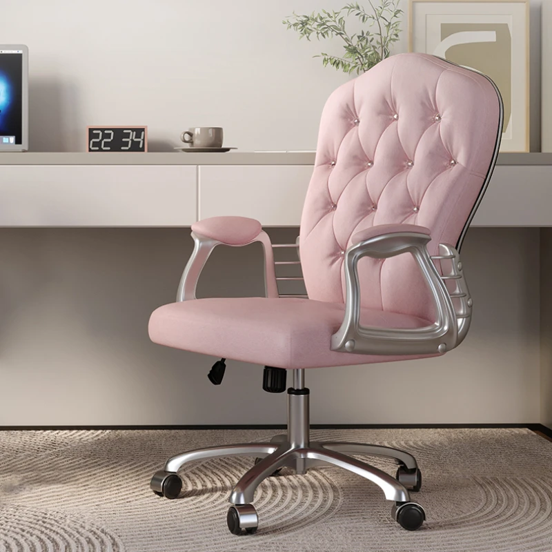 Relaxing Living Room Gaming European Computer Chair Home Office Study Swivel Chair Student Learning Gamer Furniture Vanity