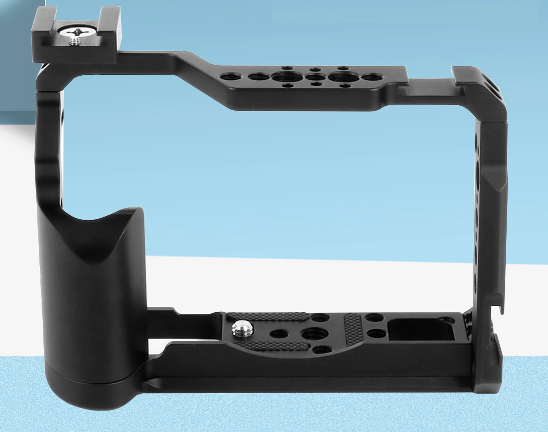 BGNing Aluminium Legierung Kamera Käfig Schutzhülle Stabilisator mit Kalten Schuh Halter für FUJI XT20/XT30 XT30II Kamera Schutzhülle – Detail 2
