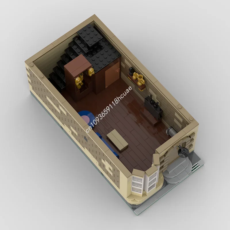 2371 pz MOC San Fransisco Casa Modulared Modello Building Blocks Costruzione Regali Di Natale Assemblare Giocattoli FAI DA TE Creativo Compleanno