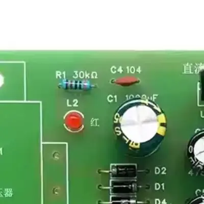 DC Regulated Power Supply Electronic Kit +5V ±12V Three Terminal Voltage Regulator DIY Soldering Practice Board Green PCB For St
