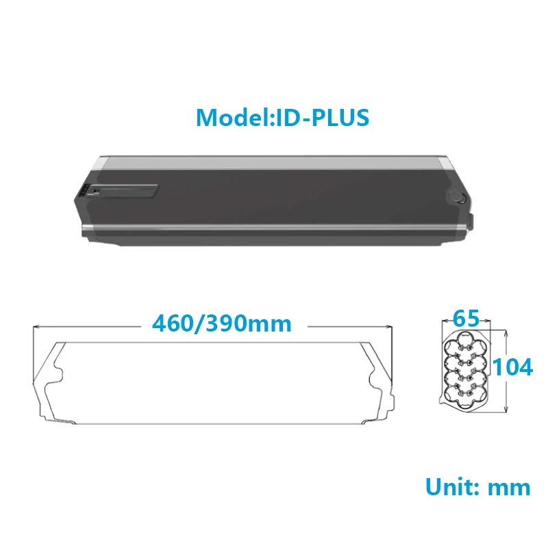 36V 48V Reention Dorado Plus-458mm Battery For NCM Moscow Ebike Bettery NCM ASPEN PLUS MILANO PLUS Hoverbot FB-2 Magnum i6 Ebike