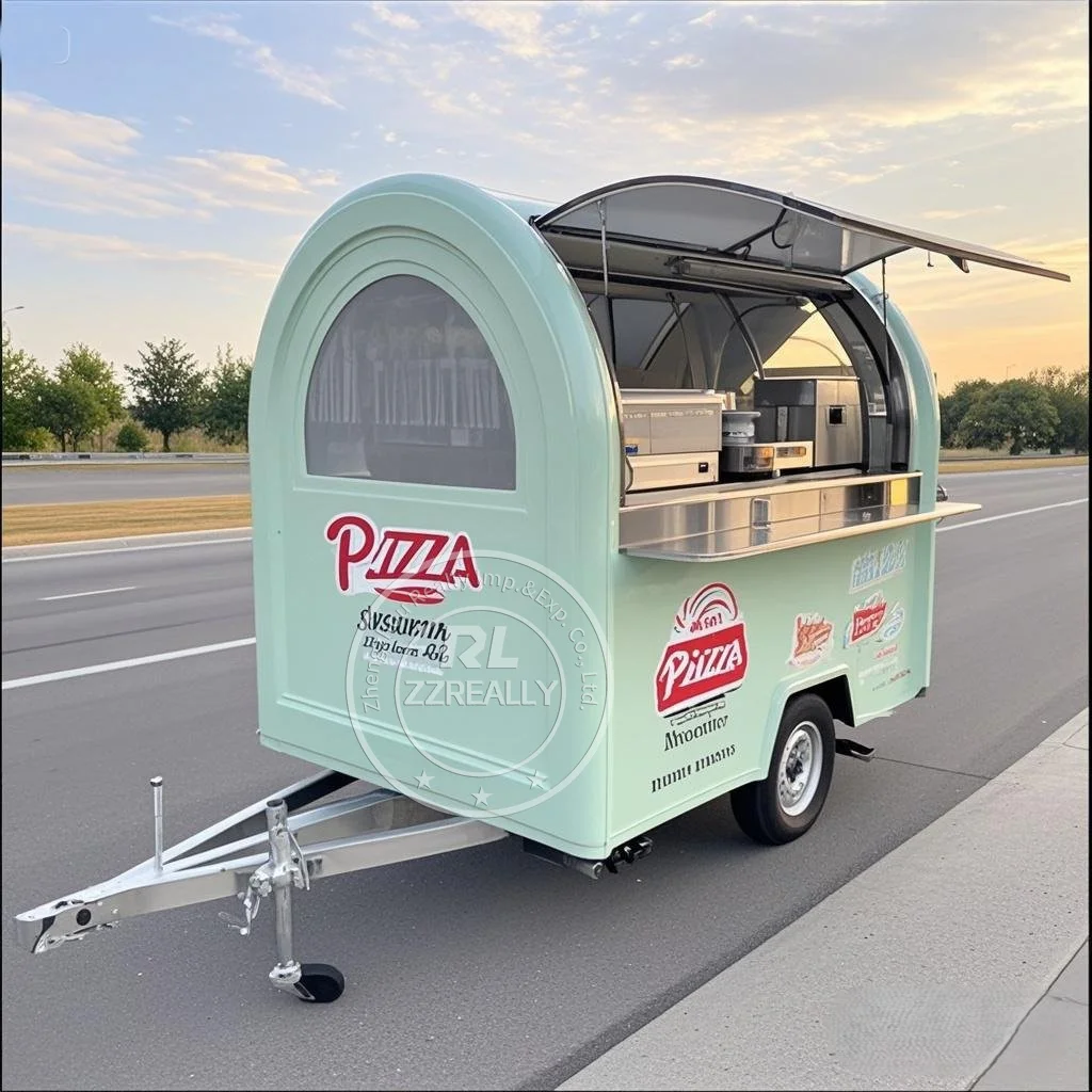 

Custom Fast Food Cart Fully Catering Equipments Truck Snack Ice Cream Pizza Kiosk Juice Food Truck Trailer