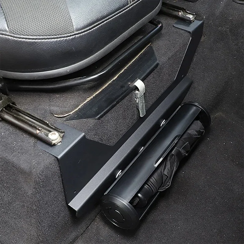 

Aluminum Alloy For Land Rover Defender 90 110 130 04-18 Car Passenger Seat Umbrella Barrel Container Holder Box Car Accessories