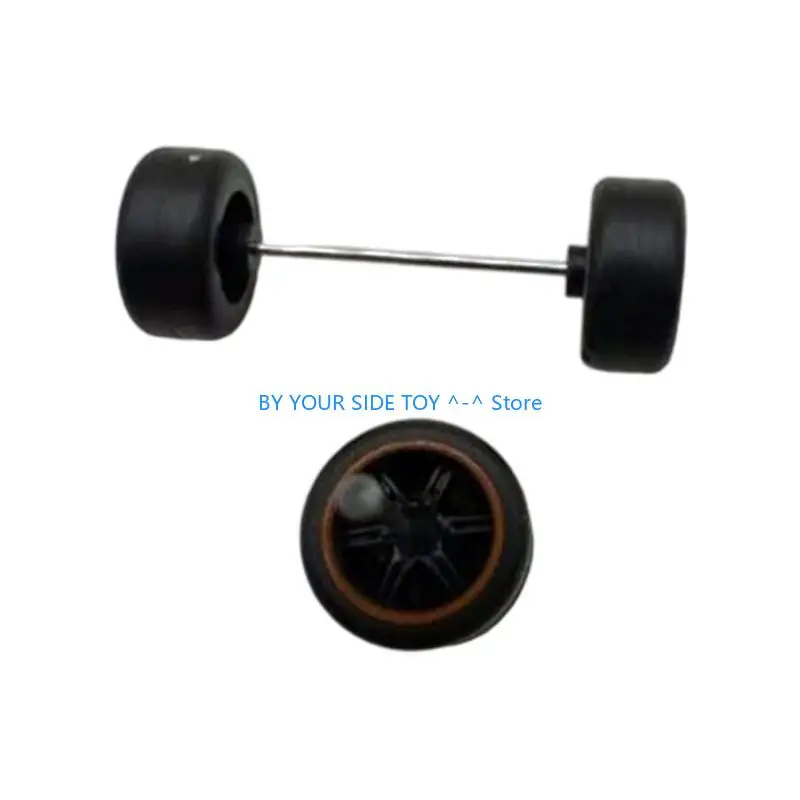 4Pcs 1/64 With Metal Axles For DIY Vehicle Modifications U6XE