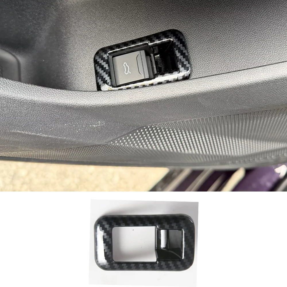 

Накладка на кнопку открывания багажника с узором под карбон для Audi A5 B10 2025-2026, аксессуары