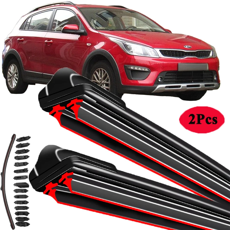 

Для KIA RIO I II III IV 1999-2023 автомобильные щетки стеклоочистителя, щетки для переднего ветрового стекла, аксессуары для омывателя, детали для чистки окон