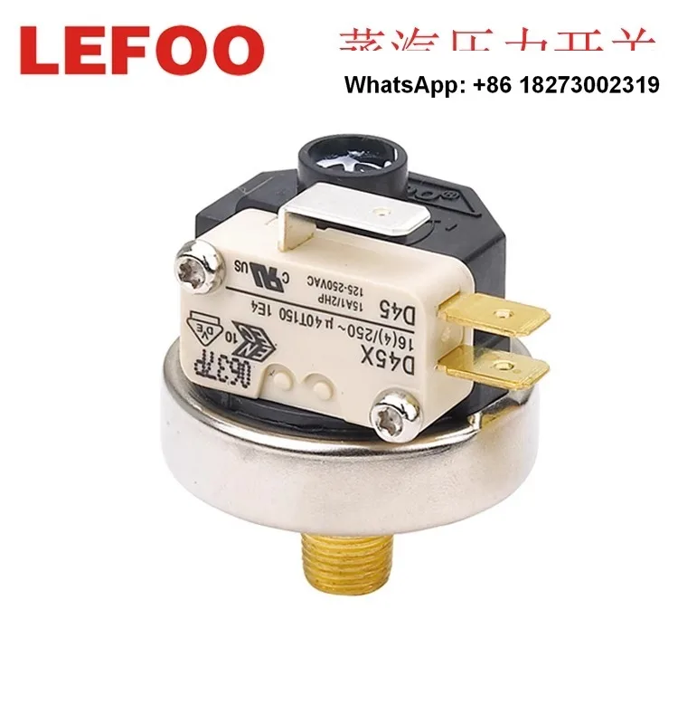 LEFOO Adjustable High Temperature Steam Boiler Pressure Switch Iron Milk Brewing Coffee Machine Control Switch