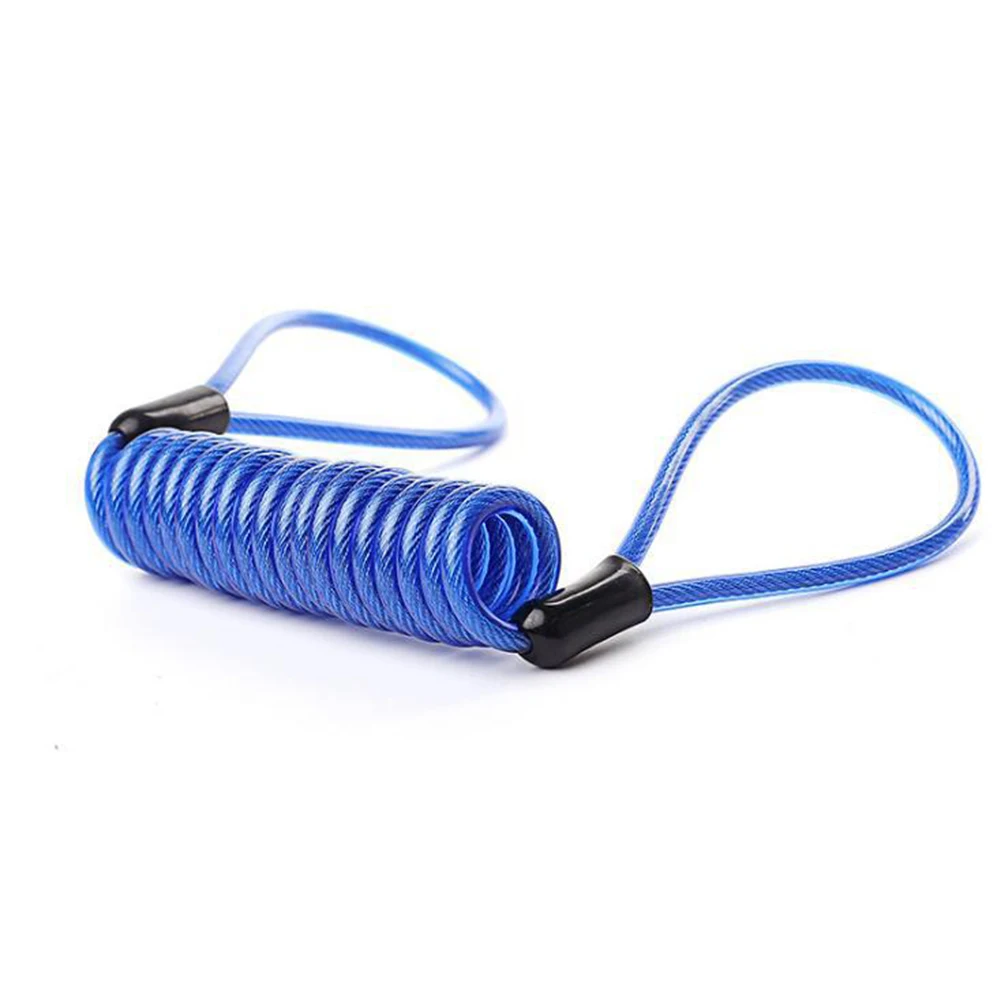 PVC Wire Wire 100% Brand New Alarm Disc Anti-Theft Cable Wire Tether Lock Motorcycle Bike For Car High Quality