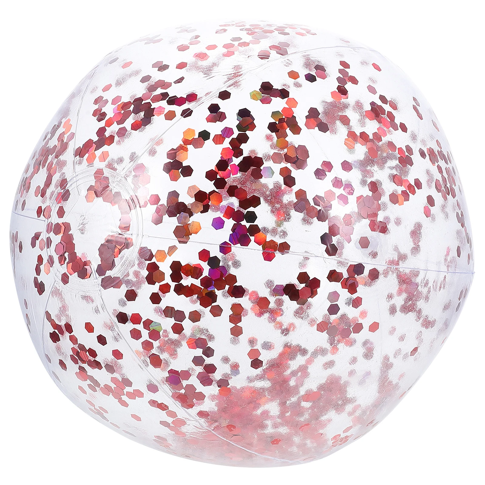 Glitterbal Ronde transparante bal voor kinderen Outdoor strandspellen Knipperend water Zand Spelen Verjaardagsfeestje Activiteitstraining